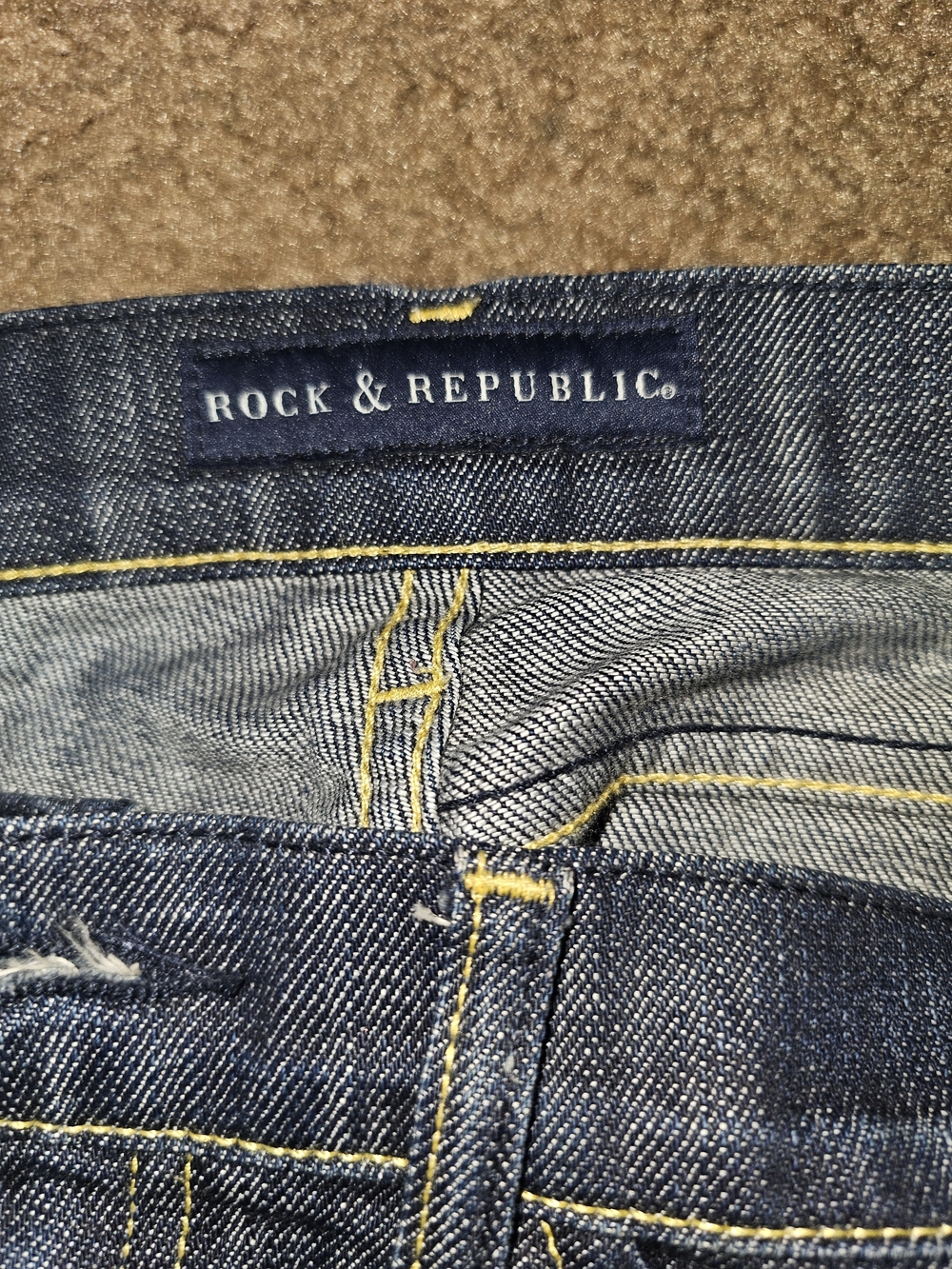 Rock & Republic Women’s Medium Blue Boot Cut Jeans - Picture 5 of 5